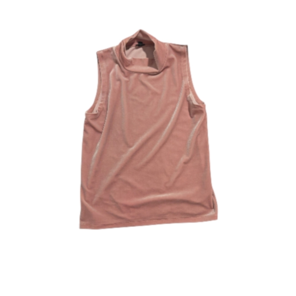 J. Crew Pink Velvet Turtleneck